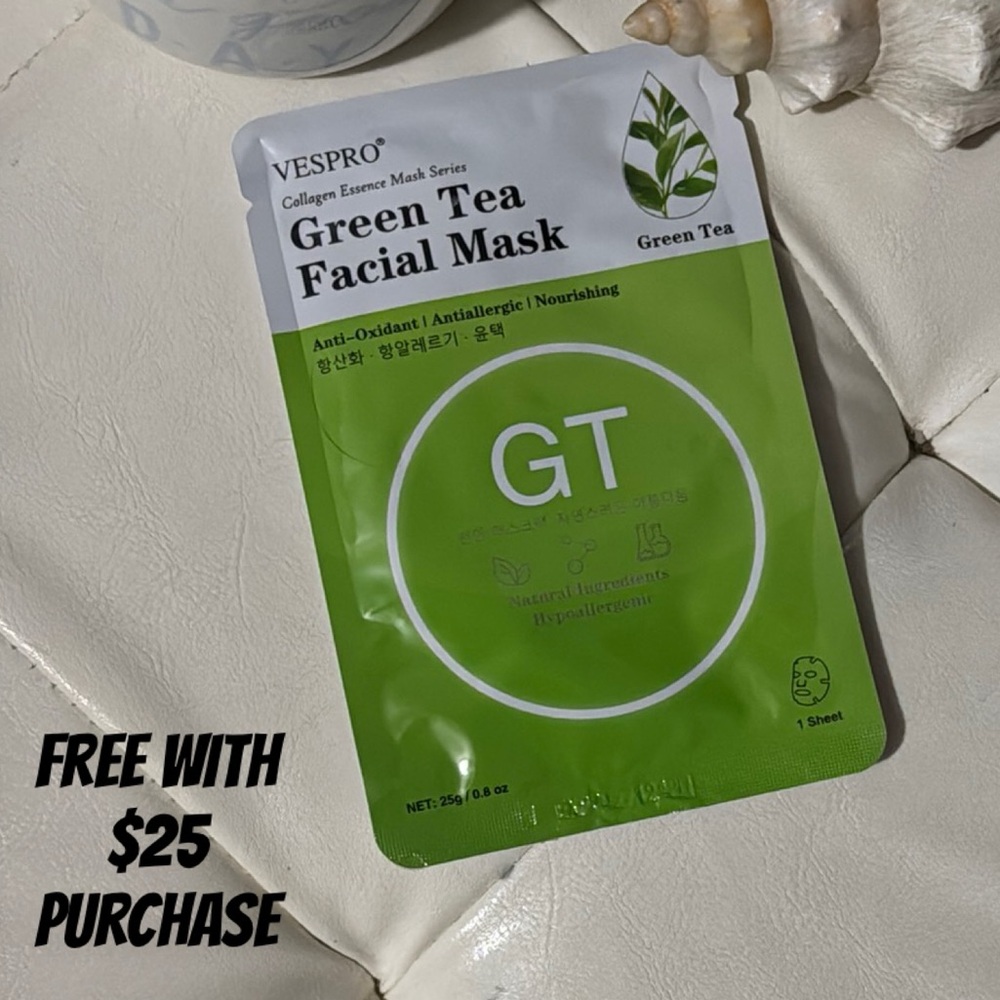 Free with $25 Purchase-Green Tea Face Mask